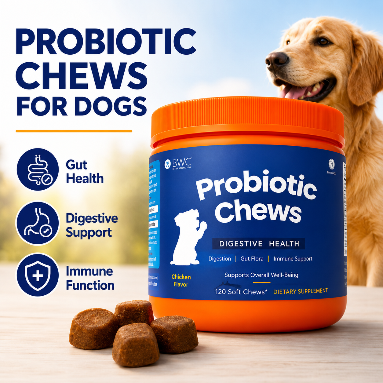 Vorela Probiotic Chews packaging detail